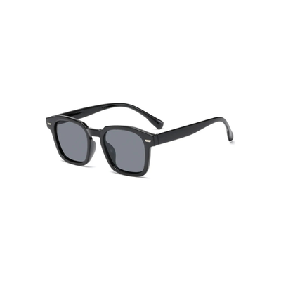 Lunettes de soleil hommes haute qualité Glossy Mood avec monture noire élégante et verres teintés